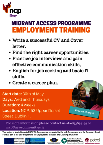 MAP EMPLOYMENT TRAINING - NCP Dublin